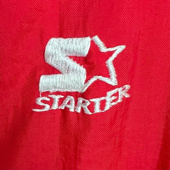 VTG Starter San Francisco 49ers Color Block Jacket S Nylon Popover 1/4 Zip - Picture 5 of 11